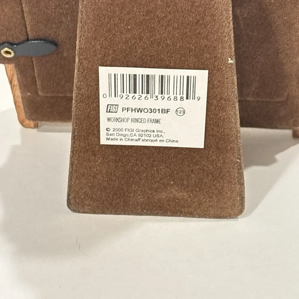 FIGI 3D Photo Frame NIB WorkShop PFH-WO-301 Saw Hammer Paint Brush Vice 3.5”x5”